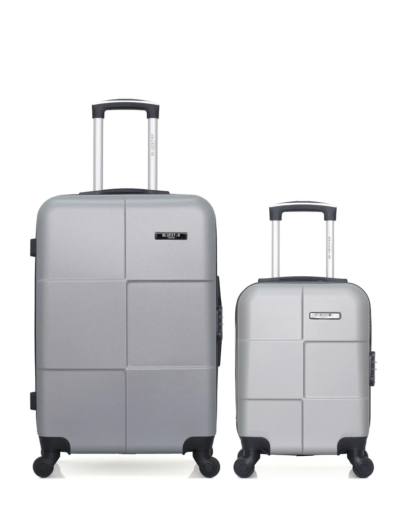 Lot de 2 Valises Rigides Taille Moyenne et Cabine XXS MIAMI