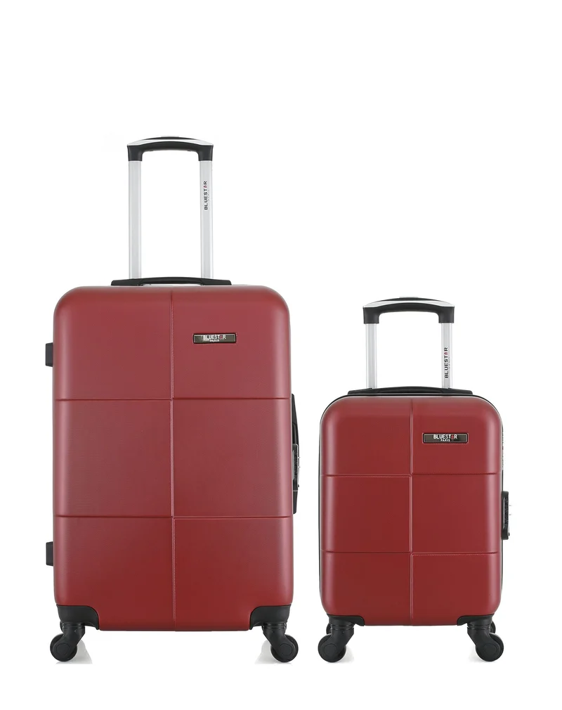 Lot de 2 Valises Rigides Taille Moyenne et Cabine XXS MIAMI