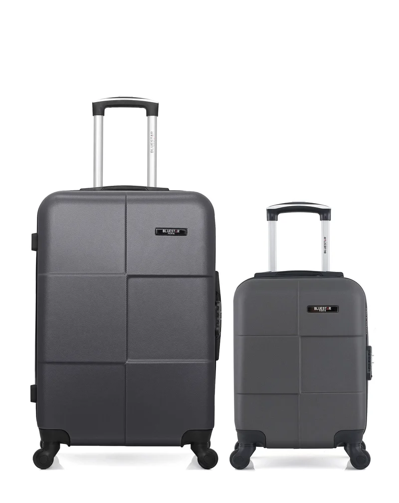 Lot de 2 Valises Rigides Taille Moyenne et Cabine XXS MIAMI