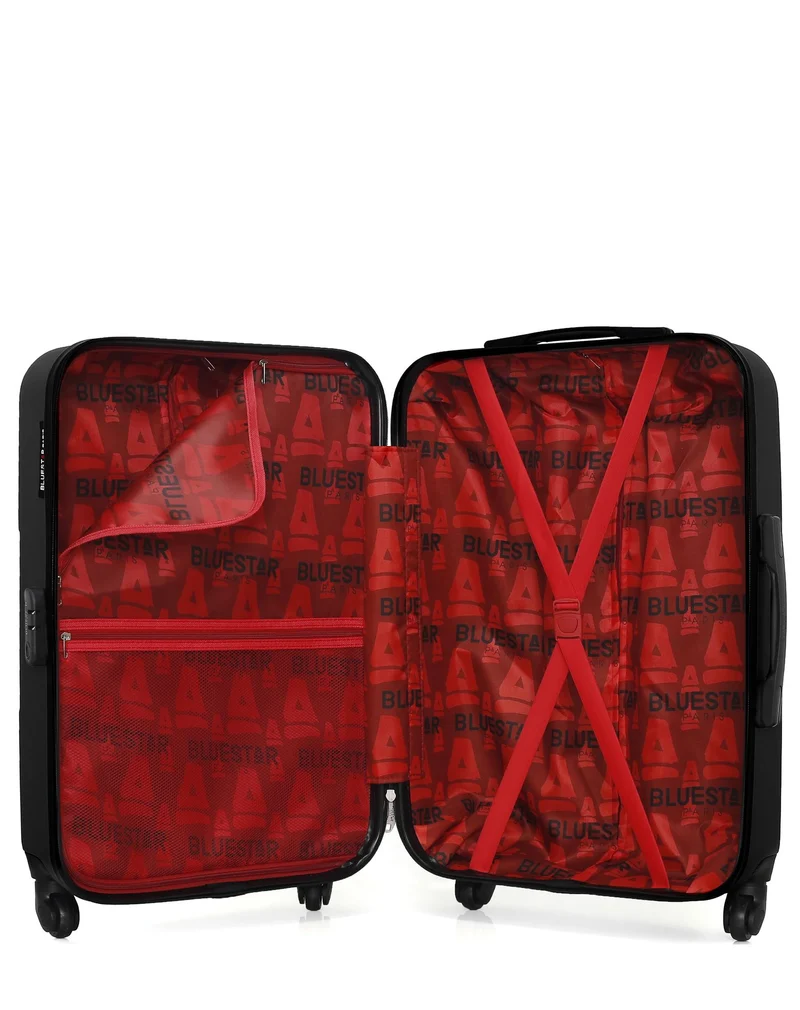 Lot de 3 Valises Rigides Taille Moyenne, Cabine et Cabine XXS MIAMI