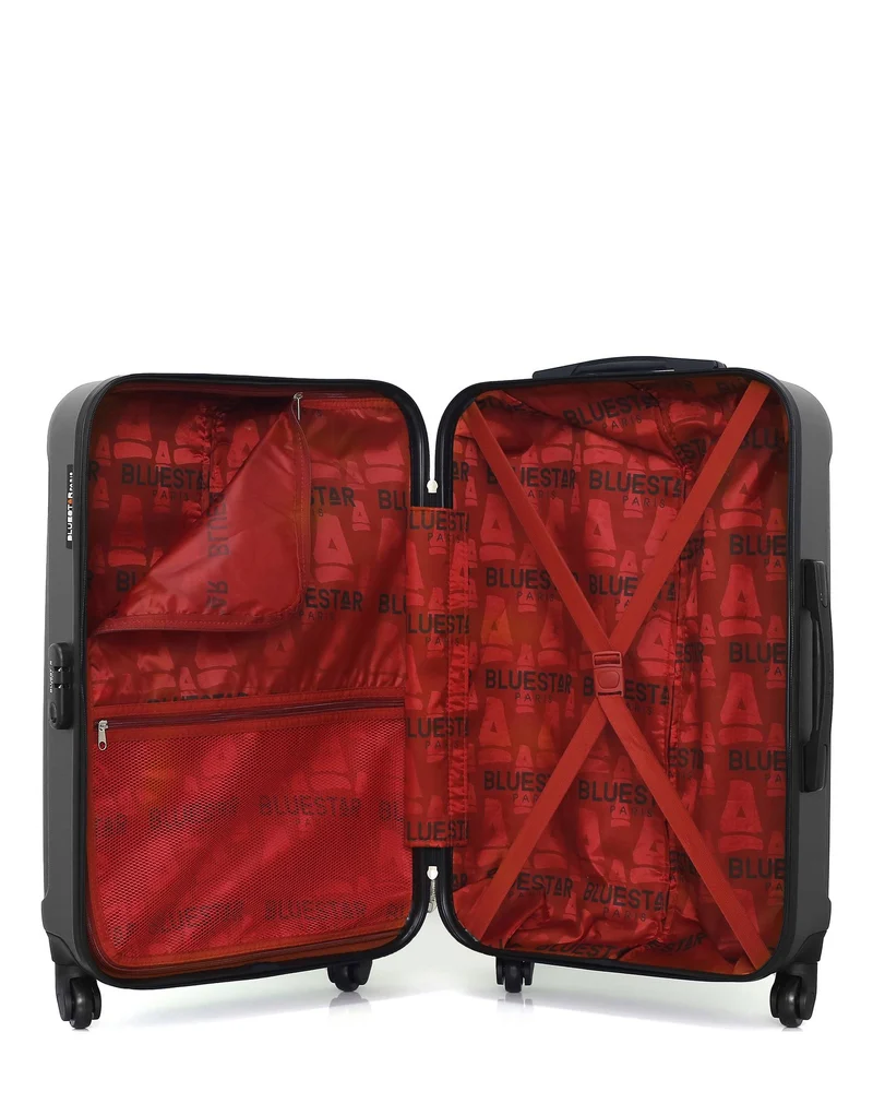 Lot de 3 Valises Rigides Taille Moyenne, Cabine et Vanity NAPOLI