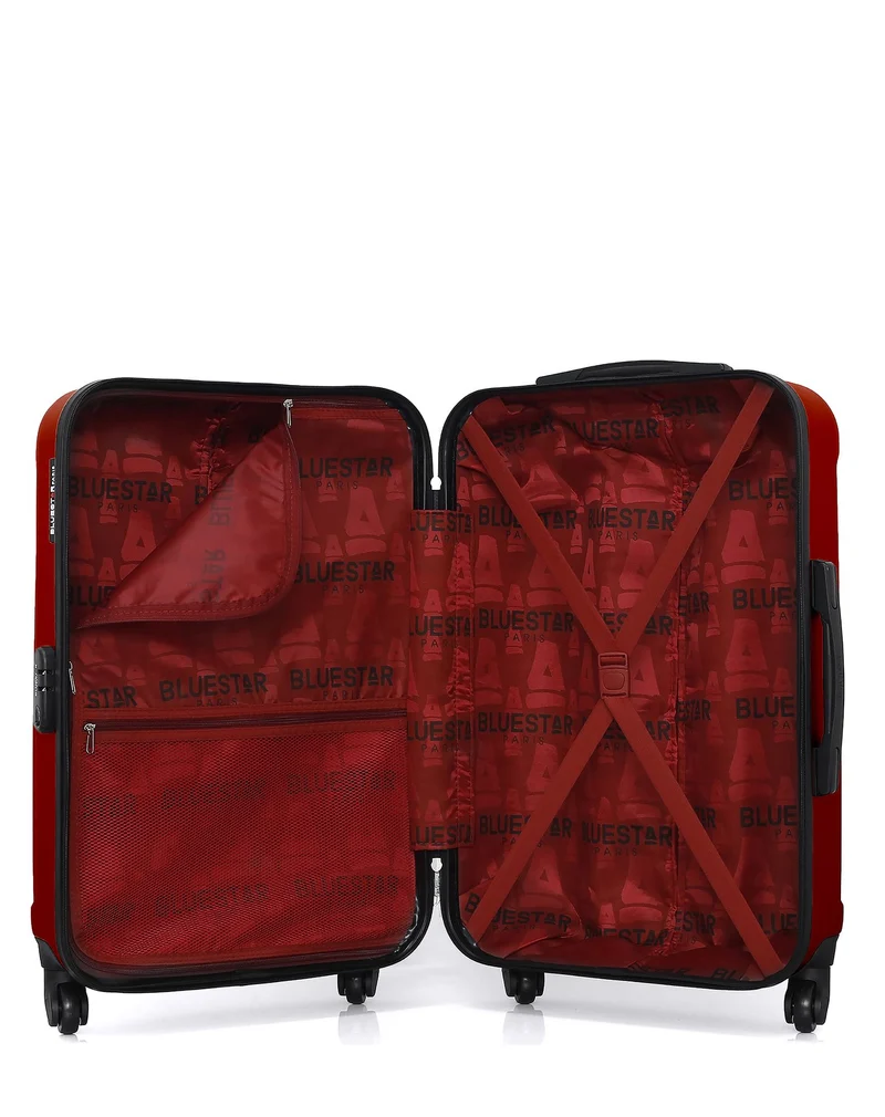 Lot de 3 Valises Rigides Taille Moyenne, Cabine et Vanity NAPOLI