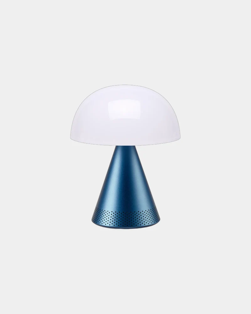 Lampe LED portable aluminium Lexon Mina L Audio à personnaliser