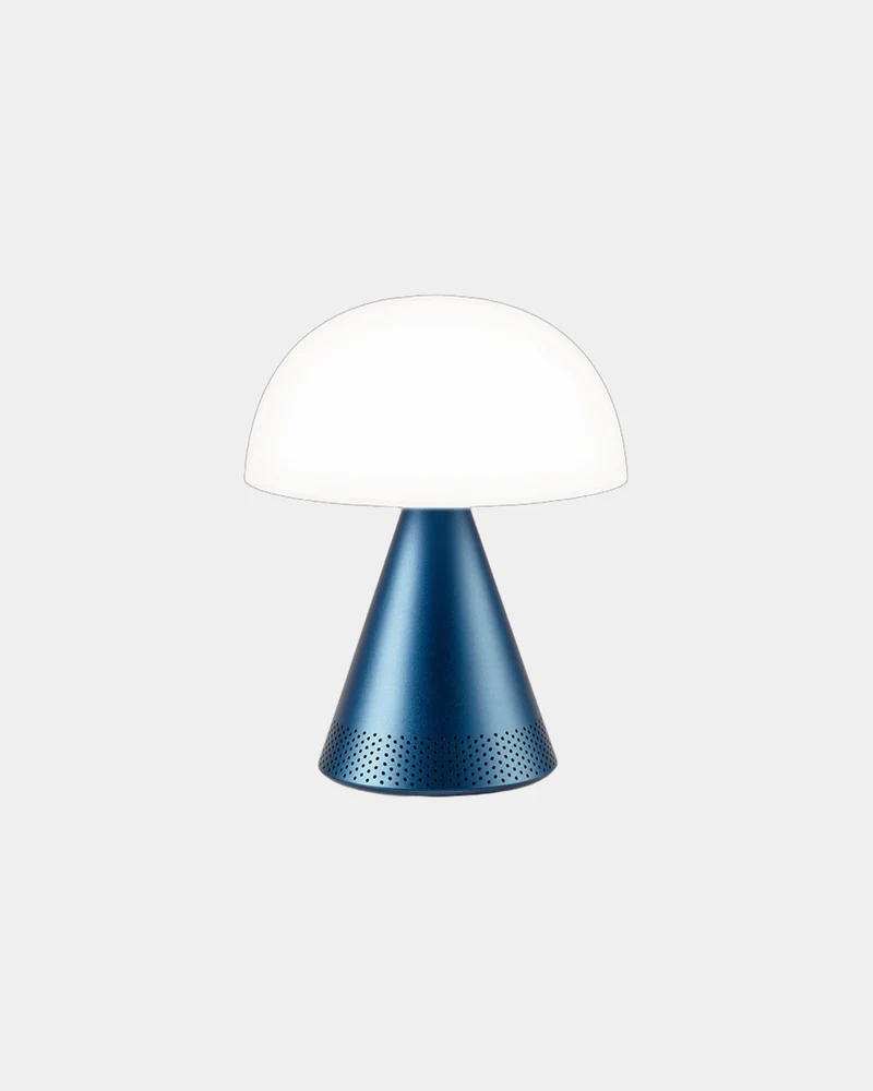 Lampe LED portable aluminium Lexon Mina L Audio à personnaliser