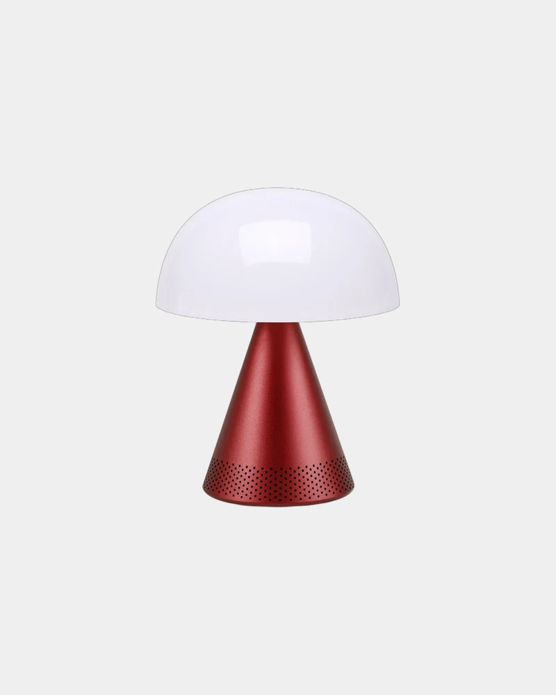Lampe LED portable aluminium Lexon Mina L Audio à personnaliser