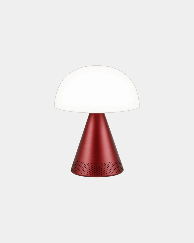 Lampe LED portable aluminium Lexon Mina L Audio à personnaliser