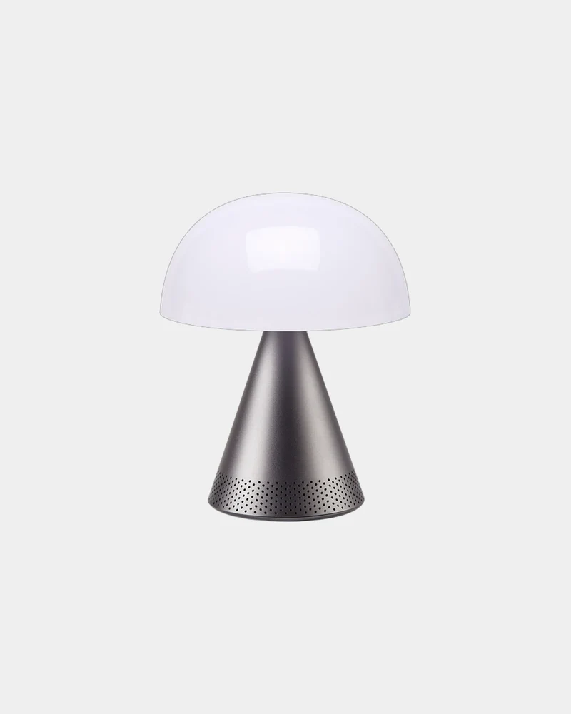 Lampe LED portable aluminium Lexon Mina L Audio à personnaliser