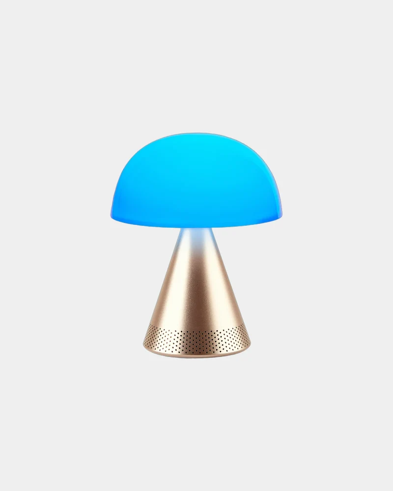 Lampe LED portable aluminium Lexon Mina L Audio à personnaliser