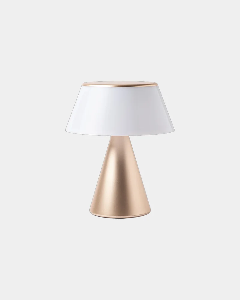 Lampe LED portable aluminium Lexon Luma XL à personnaliser