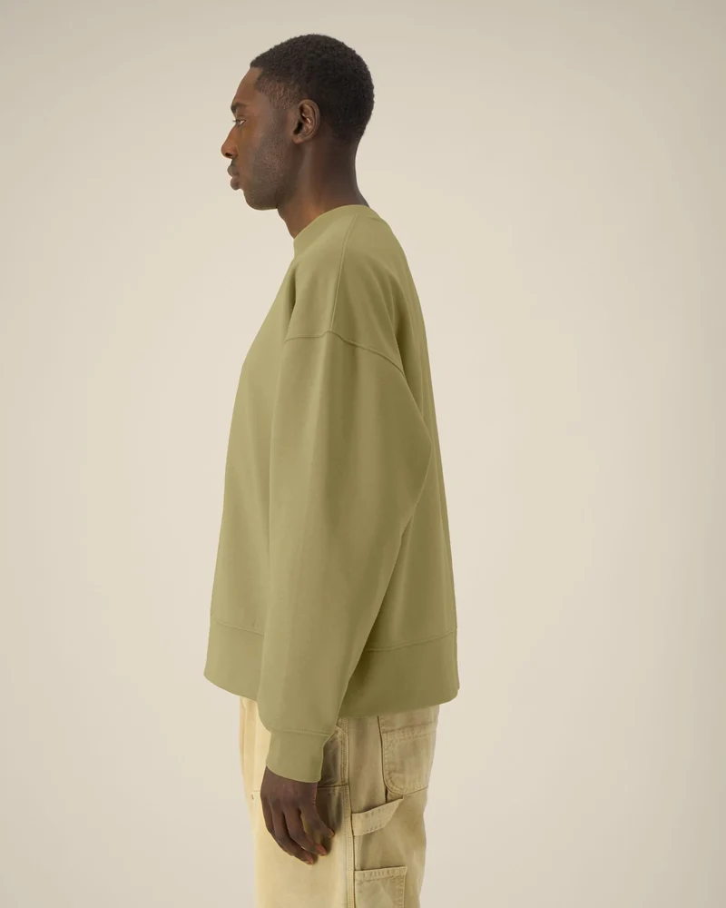 Sweat-shirt col rond coton recyclé Stanley/Stella à personnaliser