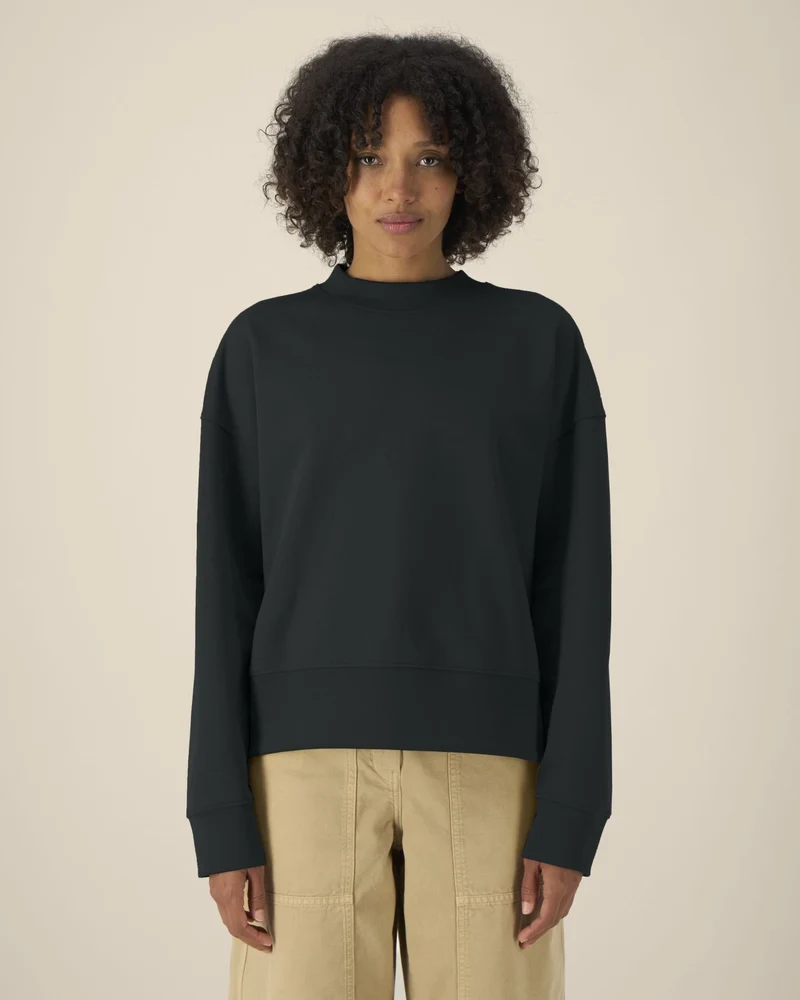 Sweat-shirt col rond coton recyclé Stanley/Stella à personnaliser
