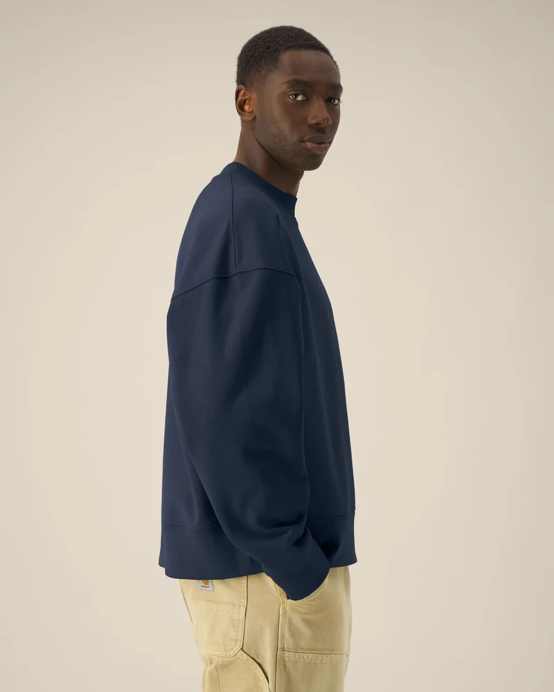 Sweat-shirt col rond coton recyclé Stanley/Stella à personnaliser