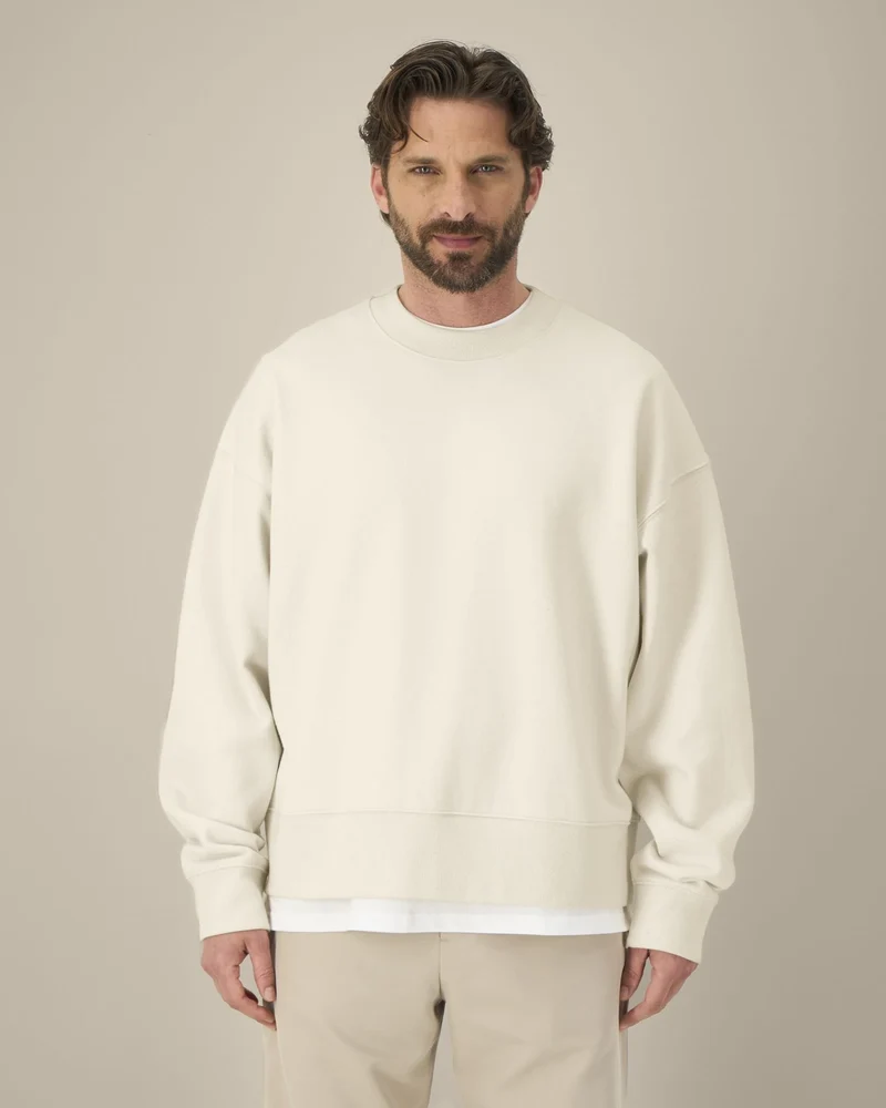 Sweat-shirt col rond coton recyclé Stanley/Stella à personnaliser