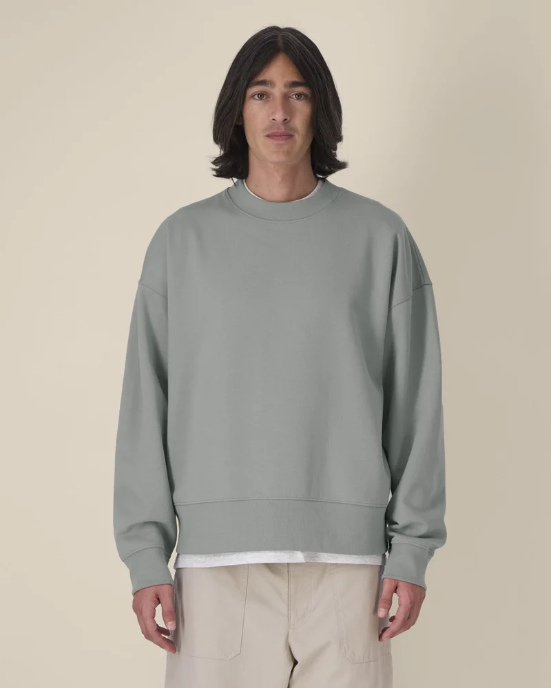 Sweat-shirt col rond coton recyclé Stanley/Stella à personnaliser
