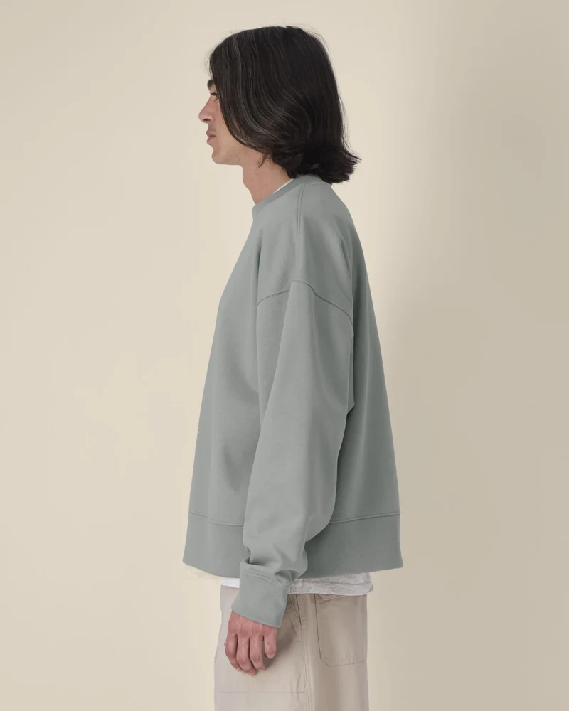 Sweat-shirt col rond coton recyclé Stanley/Stella à personnaliser