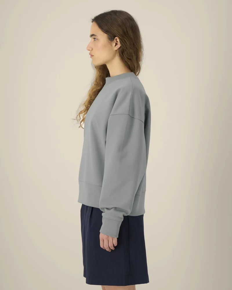 Sweat-shirt col rond coton recyclé Stanley/Stella à personnaliser