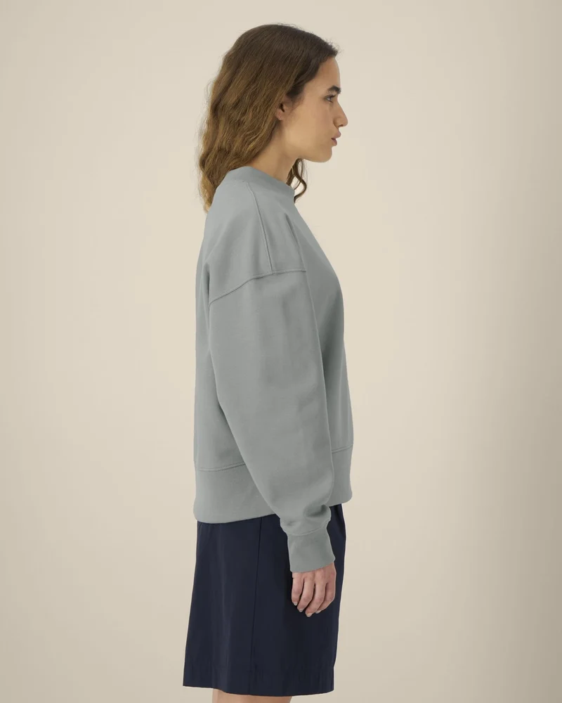 Sweat-shirt col rond coton recyclé Stanley/Stella à personnaliser