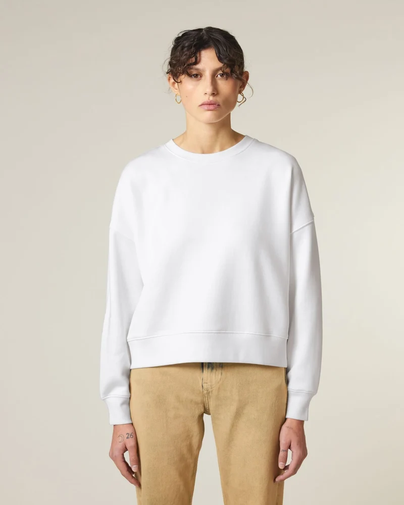 Sweat-shirt femme coton bio Stanley/Stella Alma à personnaliser
