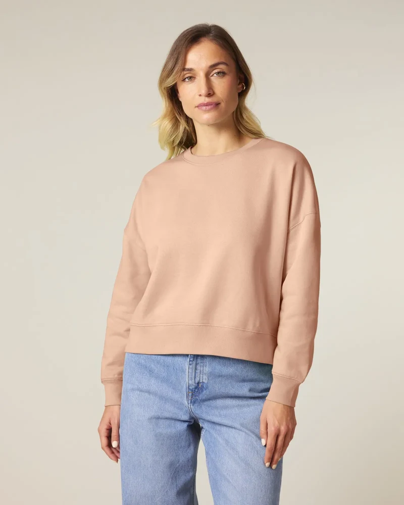 Sweat-shirt femme coton bio Stanley/Stella Alma à personnaliser