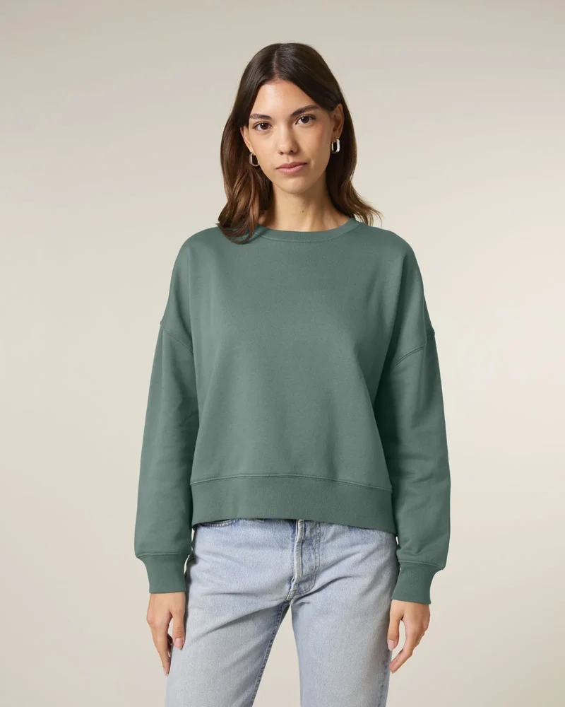 Sweat-shirt femme coton bio Stanley/Stella Alma à personnaliser