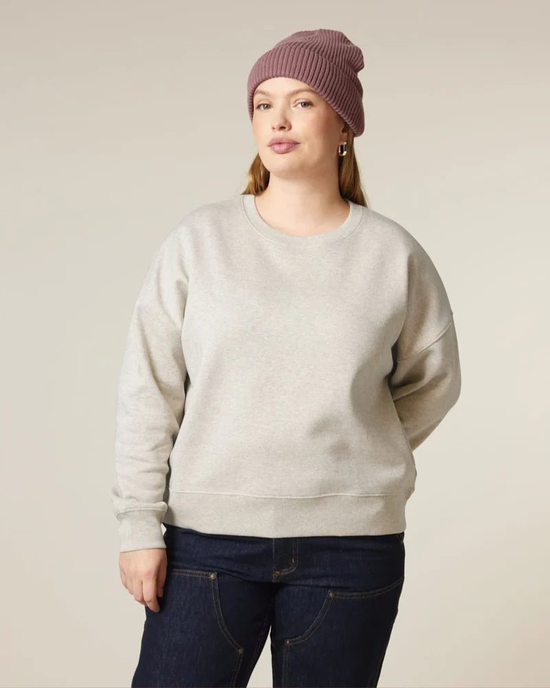Sweat-shirt femme coton bio Stanley/Stella Alma à personnaliser