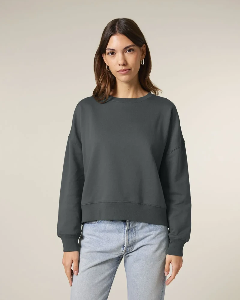 Sweat-shirt femme coton bio Stanley/Stella Alma à personnaliser