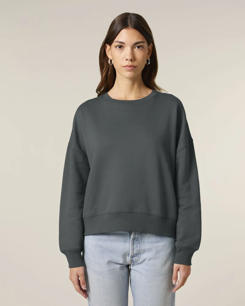 Sweat-shirt femme coton bio Stanley/Stella Alma à personnaliser