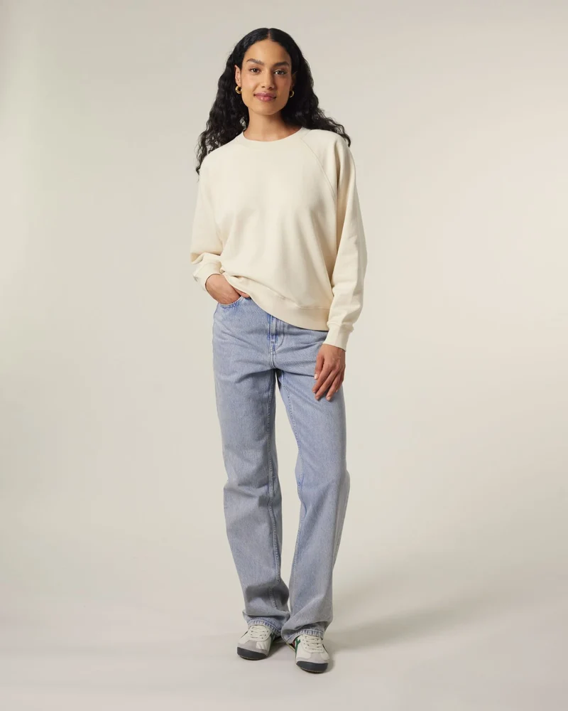 Sweat à col rond coton bio Stanley/Stella Clara à personnaliser