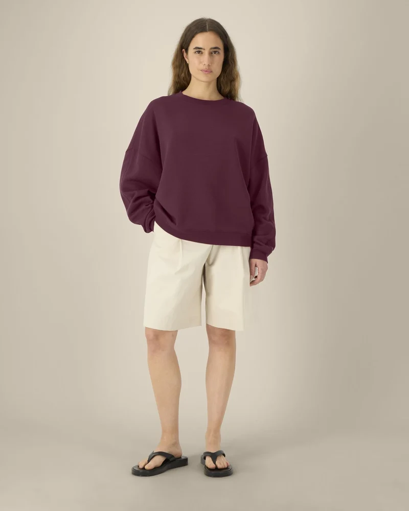Sweat-shirt col rond coton bio Stanley/Stella Lianna à personnaliser