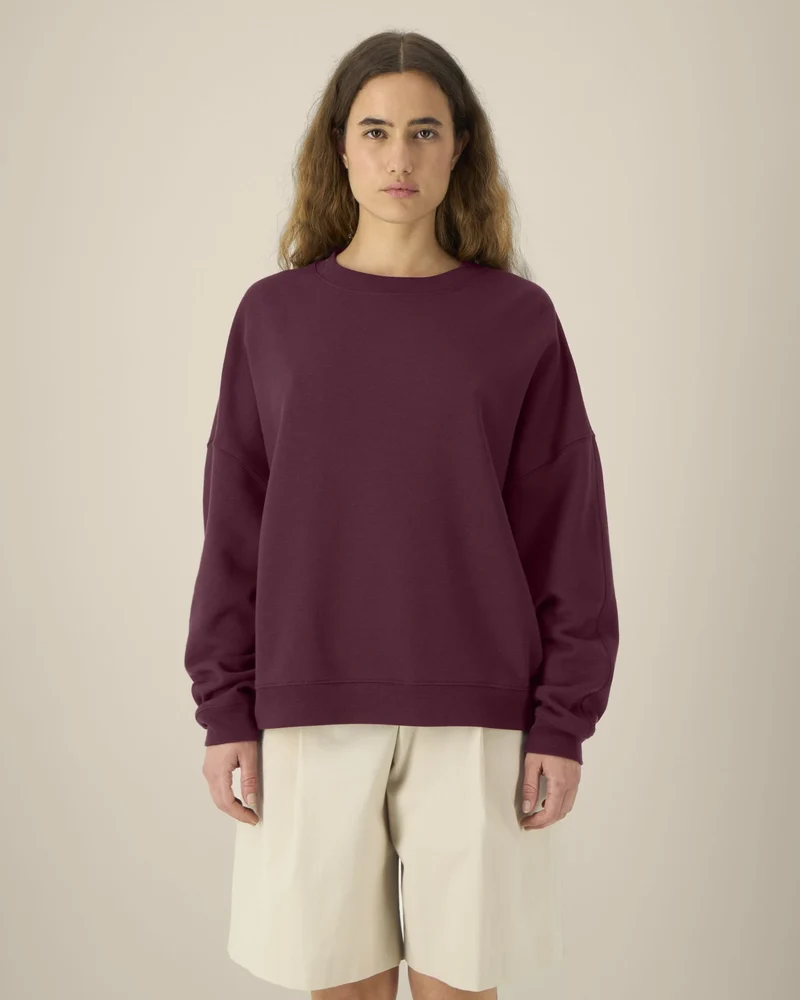 Sweat-shirt col rond coton bio Stanley/Stella Lianna à personnaliser