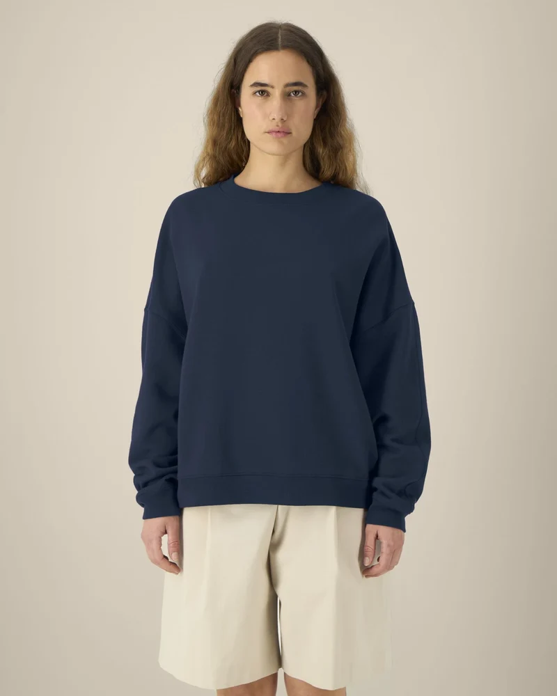 Sweat-shirt col rond coton bio Stanley/Stella Lianna à personnaliser
