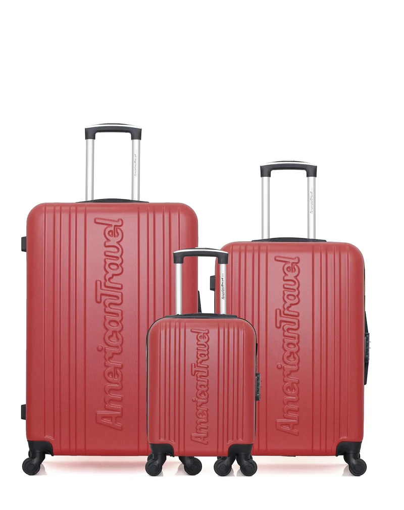 Lot de 3 Valises Rigides Grand Format, Moyenne et Cabine XXS SPRINGFIELD