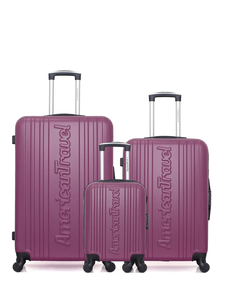 Lot de 3 Valises Rigides Grand Format, Moyenne et Cabine XXS SPRINGFIELD