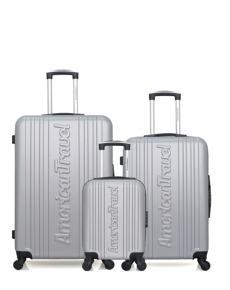 Lot de 3 Valises Rigides Grand Format, Moyenne et Cabine XXS SPRINGFIELD