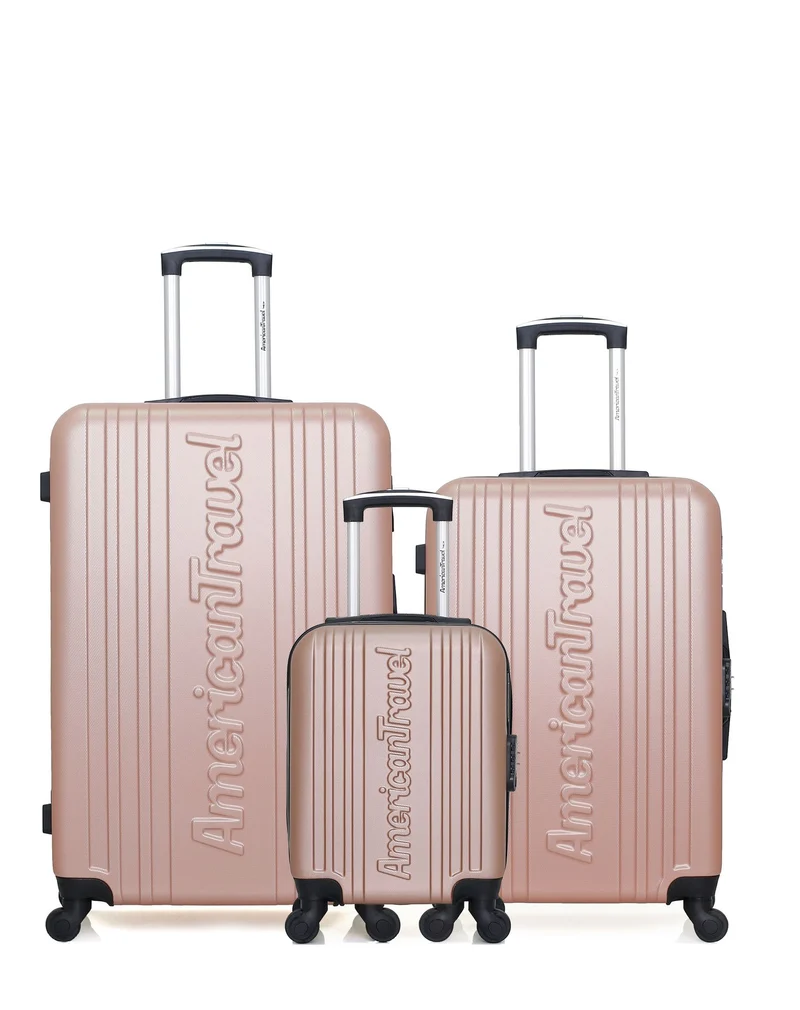Lot de 3 Valises Rigides Grand Format, Moyenne et Cabine XXS SPRINGFIELD