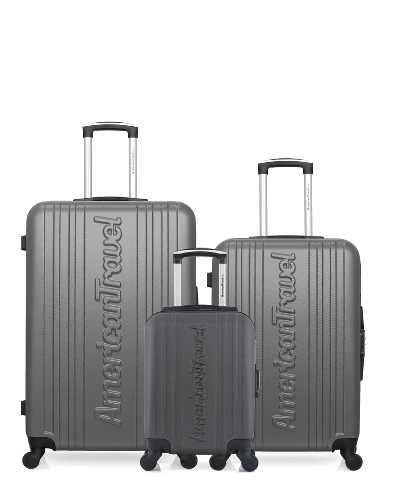 Lot de 3 Valises Rigides Grand Format, Moyenne et Cabine XXS SPRINGFIELD