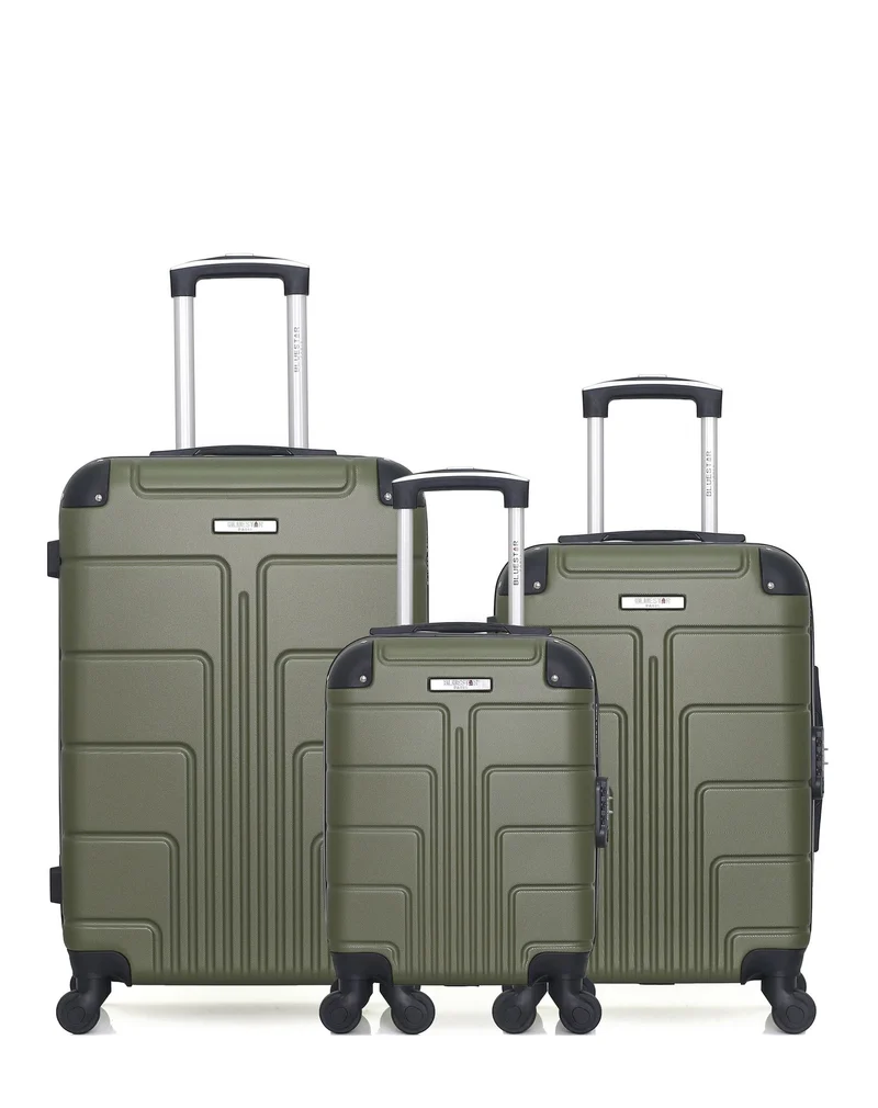 Lot de 3 Valises Rigides Taille Moyenne, Cabine et Cabine XXS OTTAWA