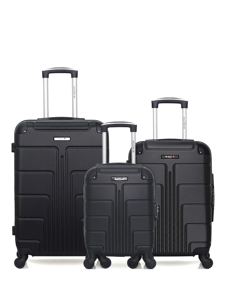 Lot de 3 Valises Rigides Taille Moyenne, Cabine et Cabine XXS OTTAWA