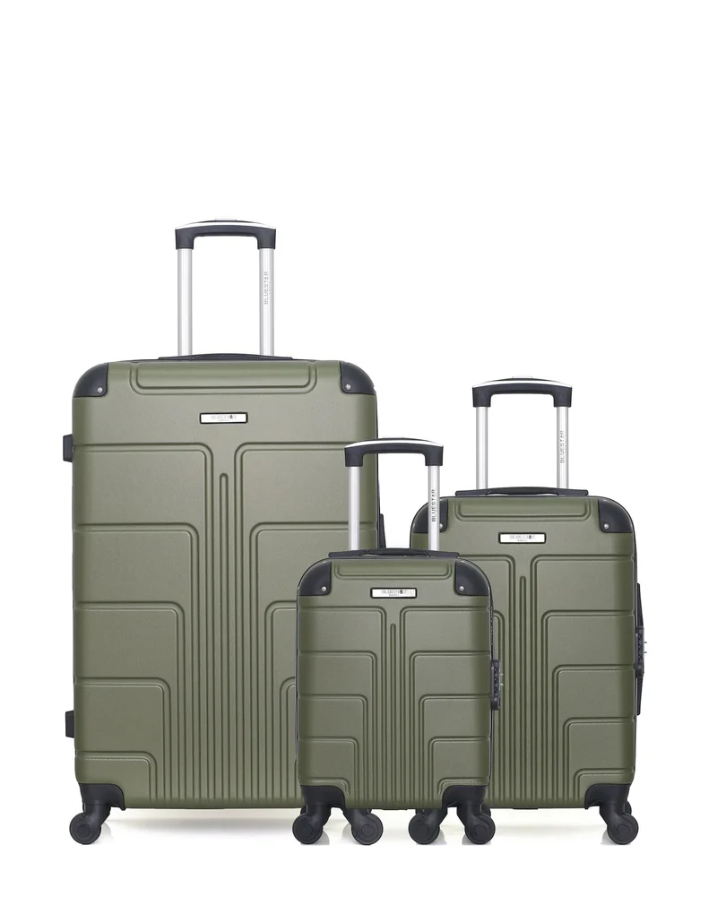 Lot de 3 Valises Rigides Grand Format, Cabine et Cabine XXS OTTAWA