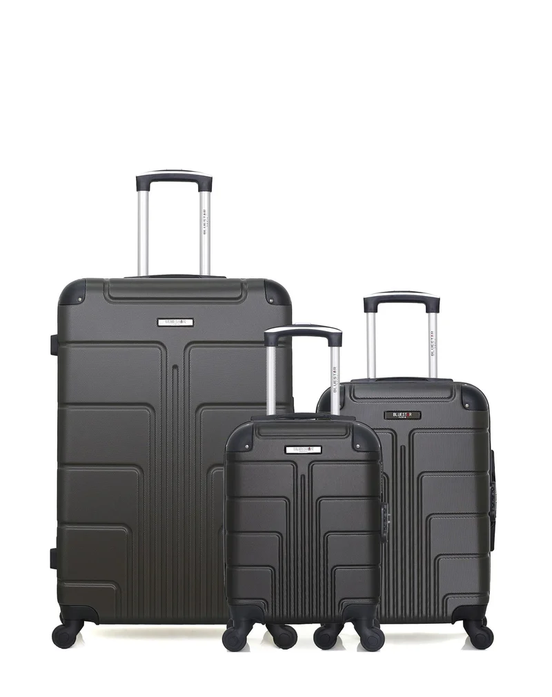 Lot de 3 Valises Rigides Grand Format, Cabine et Cabine XXS OTTAWA