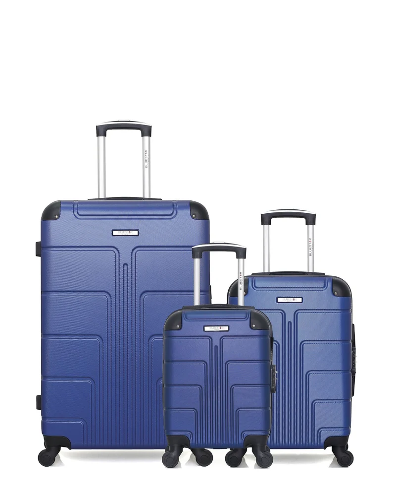 Lot de 3 Valises Rigides Grand Format, Cabine et Cabine XXS OTTAWA