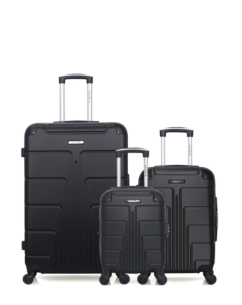 Lot de 3 Valises Rigides Grand Format, Cabine et Cabine XXS OTTAWA