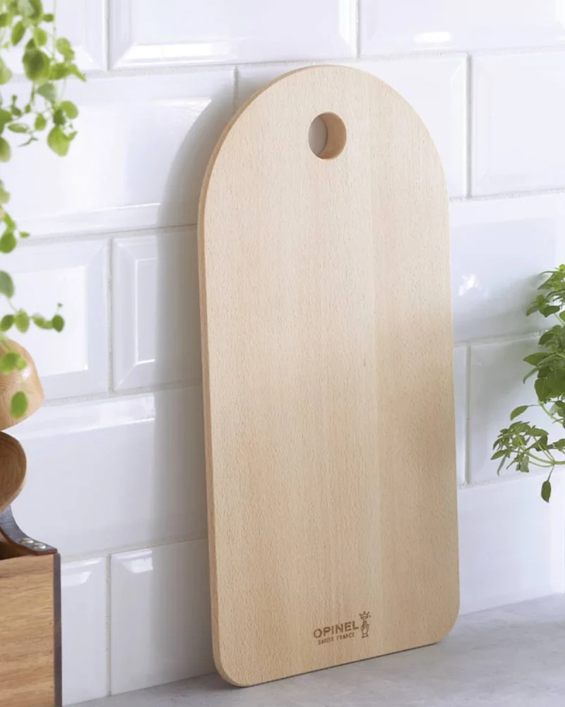 Planche à découper hêtre Opinel 21 x 40 cm à personnaliser