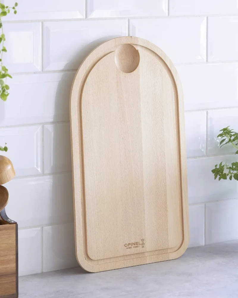 Planche à découper hêtre Opinel 275 x 470 mm à personnaliser