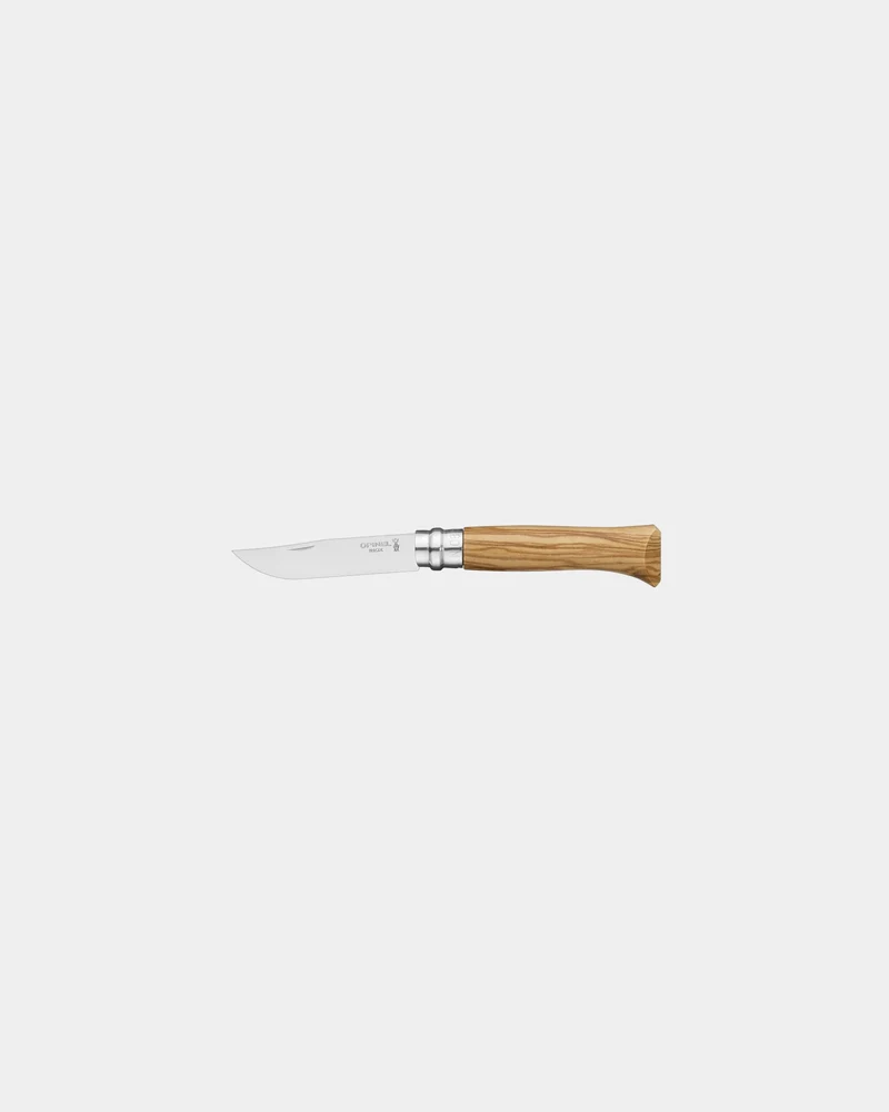 Couteau en olivier Opinel N°08 à personnaliser