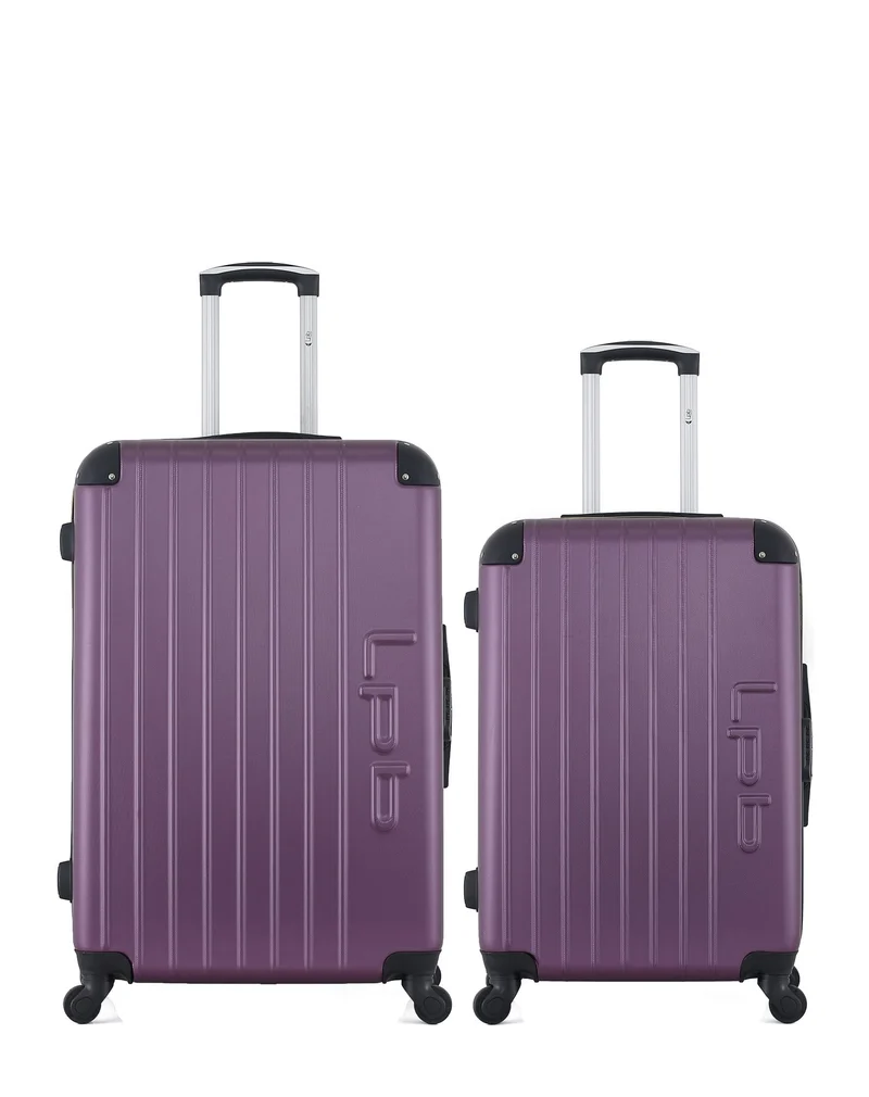 Lot de 2 Valises Rigides Grand Format et Taille Moyenne HAMBOURG