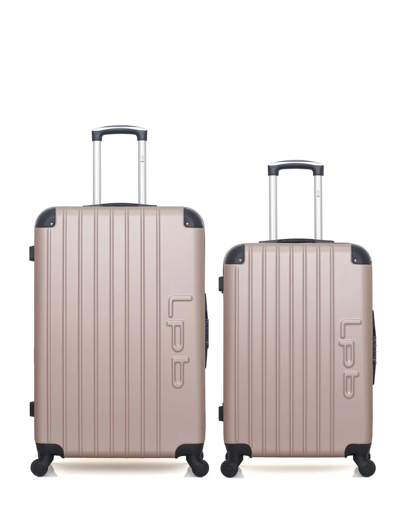 Lot de 2 Valises Rigides Grand Format et Taille Moyenne HAMBOURG