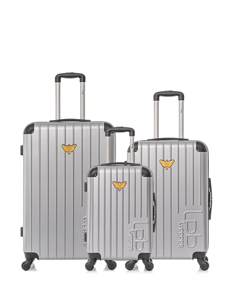 Lot de 3 Valises Rigides Grand Format, Moyenne et Cabine MARIANNE