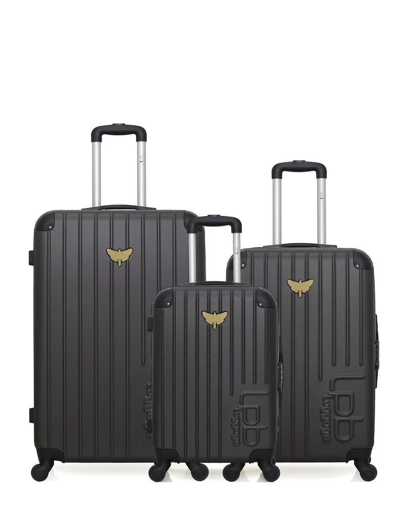 Lot de 3 Valises Rigides Grand Format, Moyenne et Cabine MARIANNE