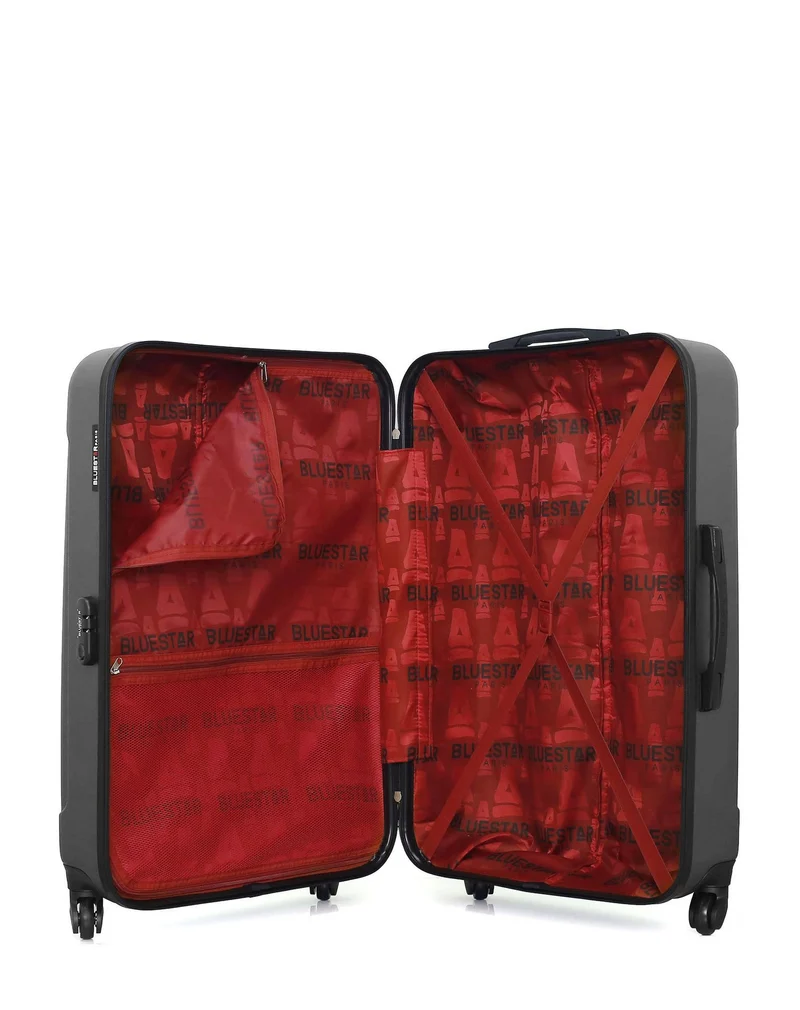 Lot de 3 Valises Rigides Grand Format, Cabine et Vanity NAPOLI